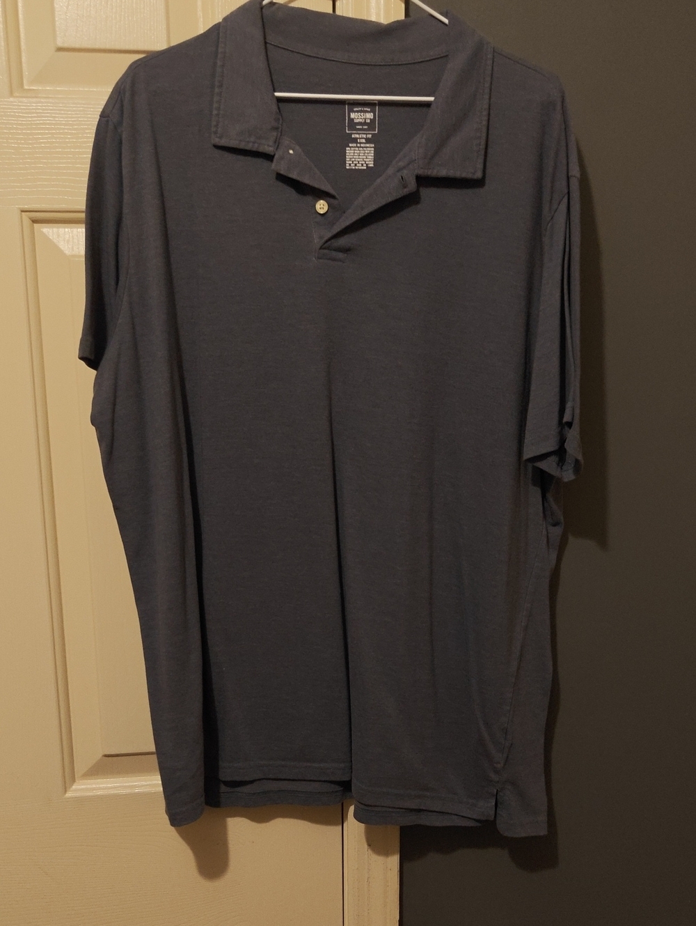 Mossimo Supply Co. Men's Polo in Slate Blue Gray
